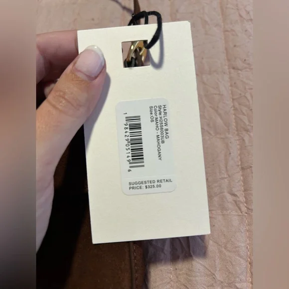 NWT STAUD Harlow Mahogany Suede - Picture 4 of 8